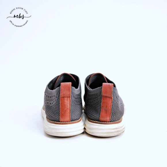 Cole Haan ZERØGRAND‎ Remastered Stitchlite Wingtip Oxfords Gray Men 12 main image 7